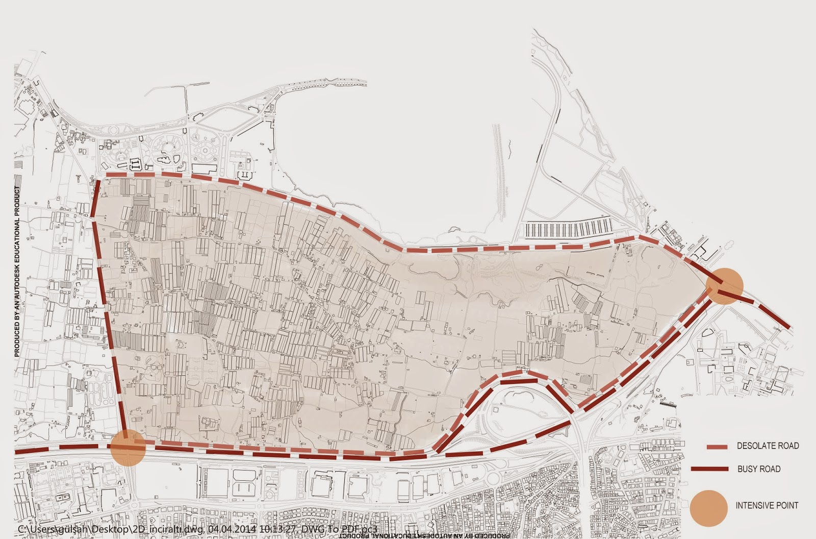 road analysis for out of site motorway and inciralti street are used actively intensive points also located in road analysis for out of site motorway and inciralti street are used actively intensive points also located in