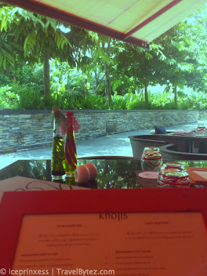 The Knolls at Capella Singapore outdoor seating