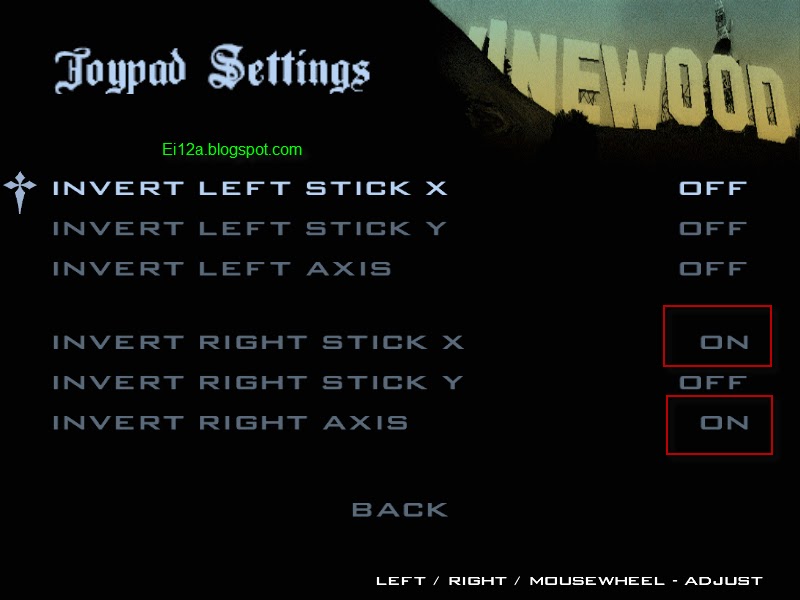 Ei12A Cara Setting JOYPAD GTA SAN ANDREAS