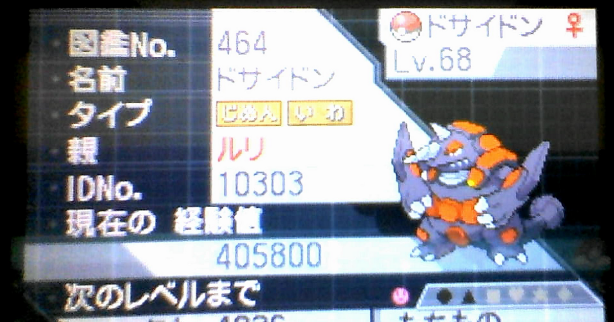 ミスターみすったのポケモン ルリたん ドサイドン