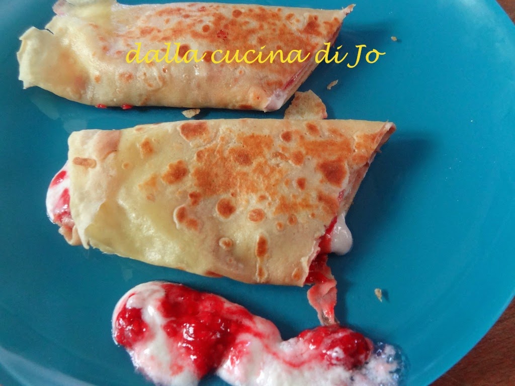 crêpes in agrodolce