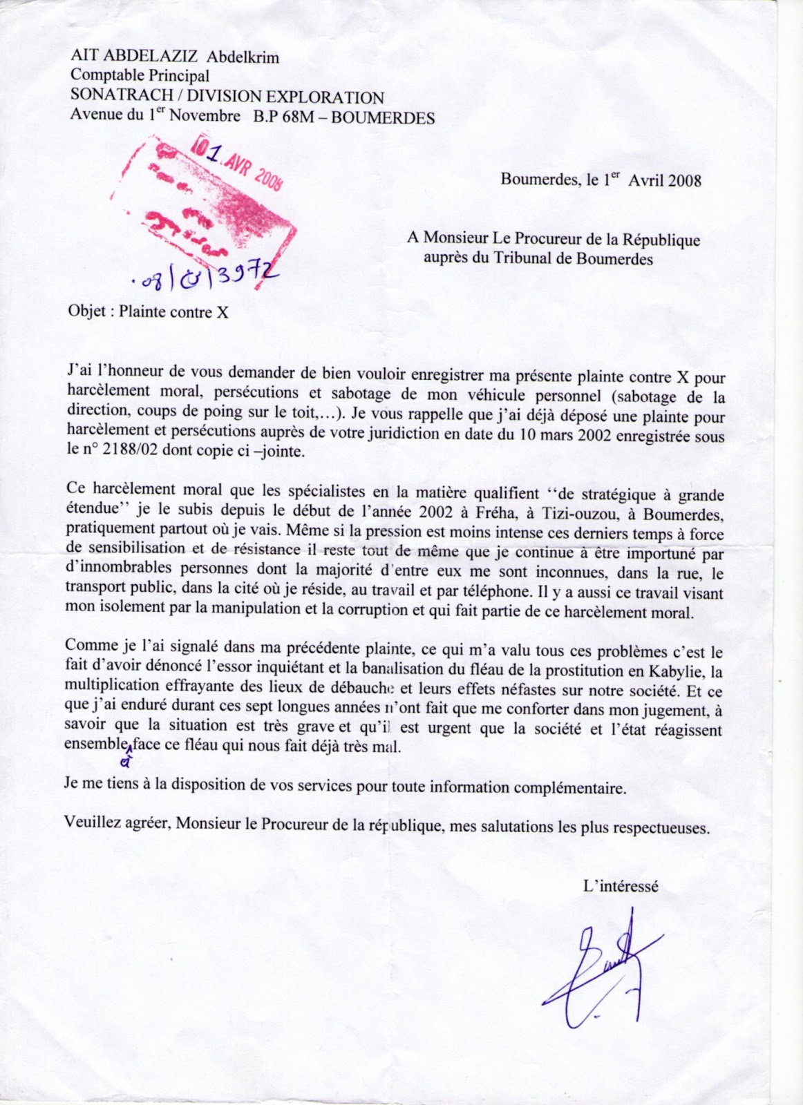 Porte Documents Documents Joints A La Lettre Que J Ai