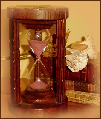 reloj de arena antiguo