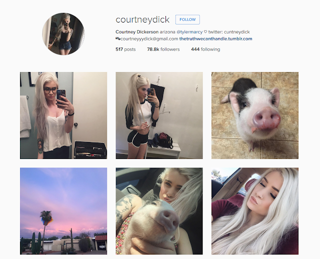 Courtney Instagram Photo Profile of instagram blogger, Courtney Dickerson @courtneydick