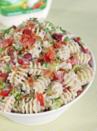 Cooking Pinterest: Ranch BLT Pasta Salad Recipe