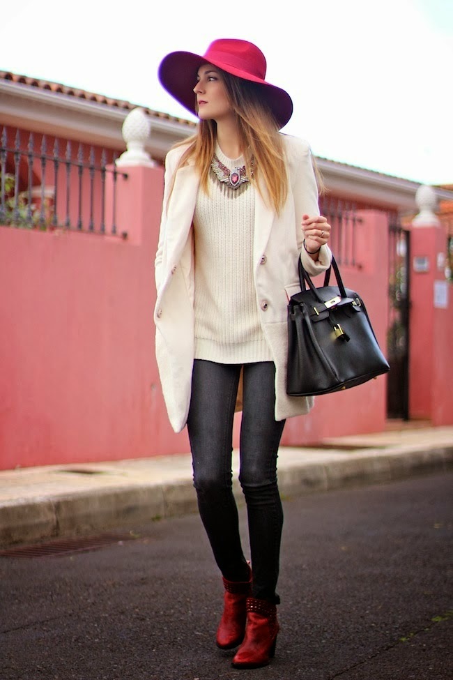 Marilyn's Closet FASHION BLOG Como combinar un abrigo blanco / How