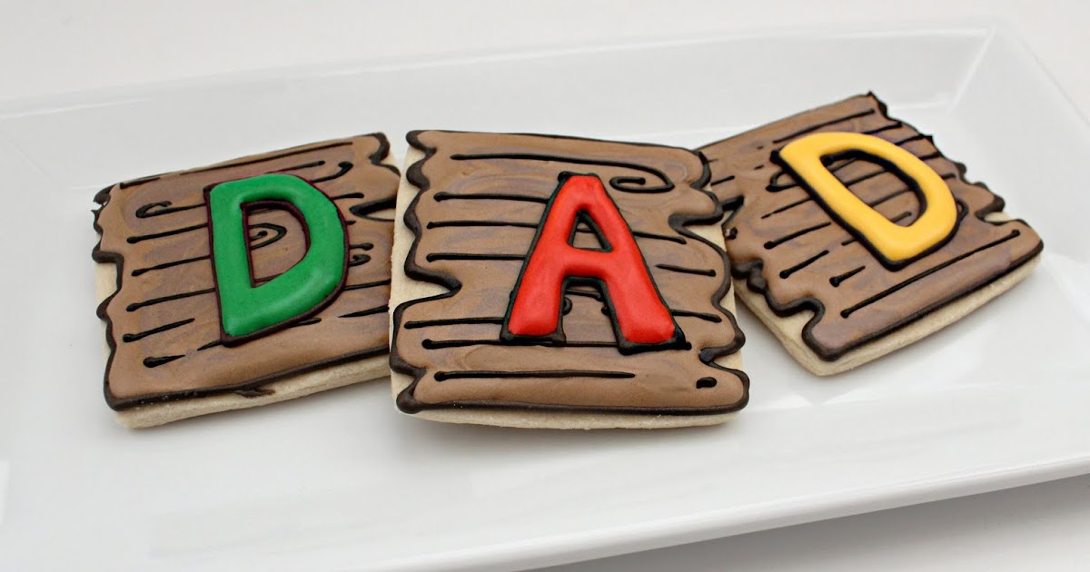 The Sweet Adventures of Sugarbelle Woodgrain Cookies With Royal Icing
