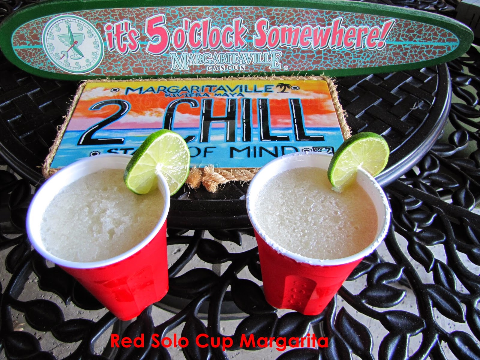 Big Mama's Home Kitchen Cocktail Friday Red Solo Cup Margarita