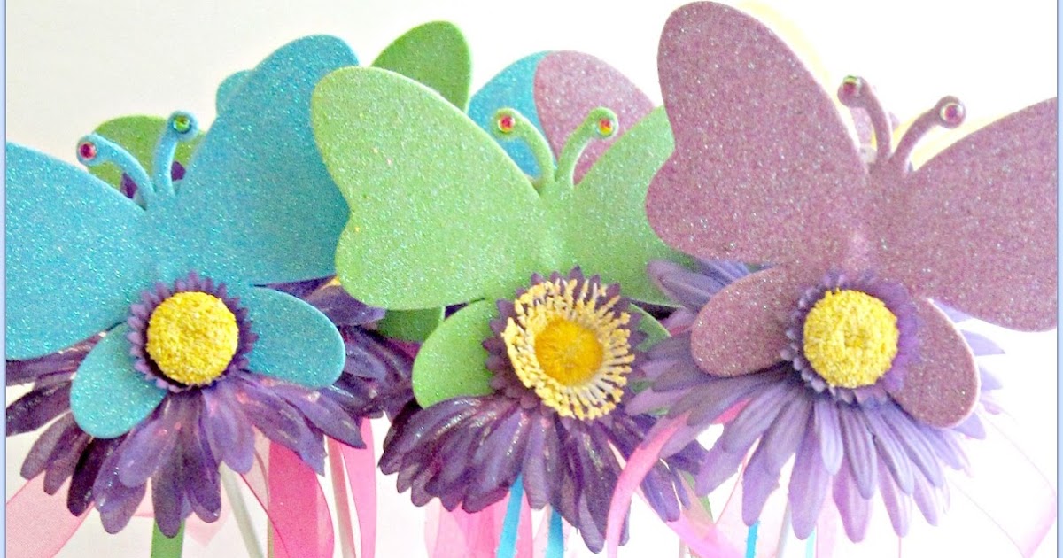 Homespun With Love Make Your Own Butterfly Birthday Wands