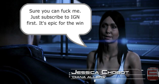 If you weren't already aware IGN and G4 presenter Jessica Chobot real 