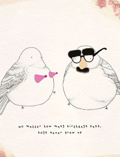 Кейт Уилсон, птички иллюстрация, иллюстрация акварелью, птица в очках