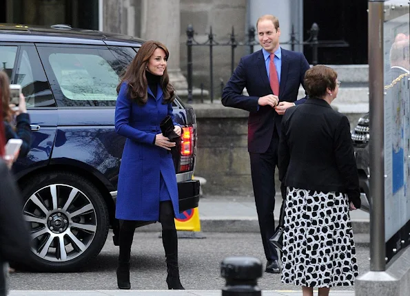 Kate Middleton and Prince William, Duke of Cambridge visits Dundee Rep Repertory Theatre as part of an away day to the Scottish City