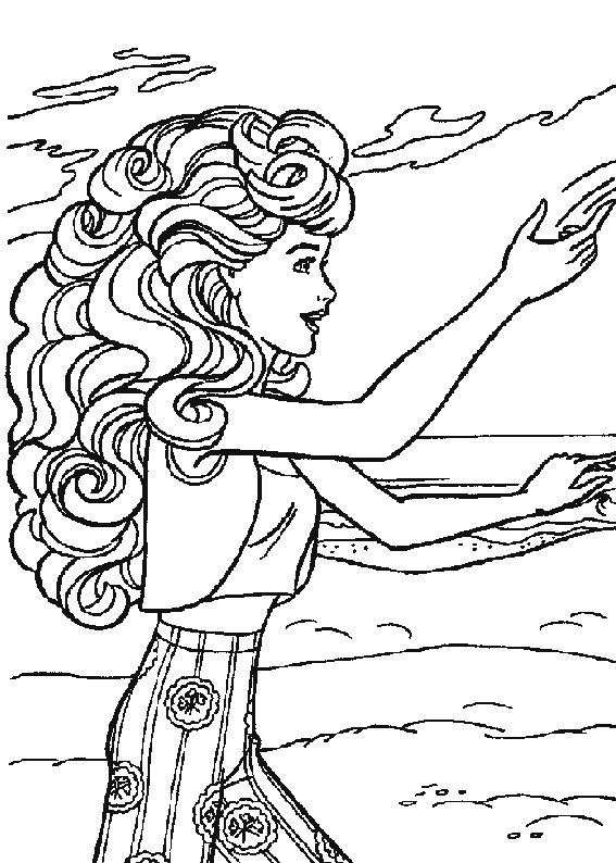 View Desene De Colorat Cu Barbie Printesa Images