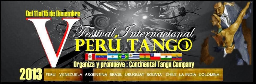 V FESTIVAL INTERNACIONAL PERU TANGO 2013