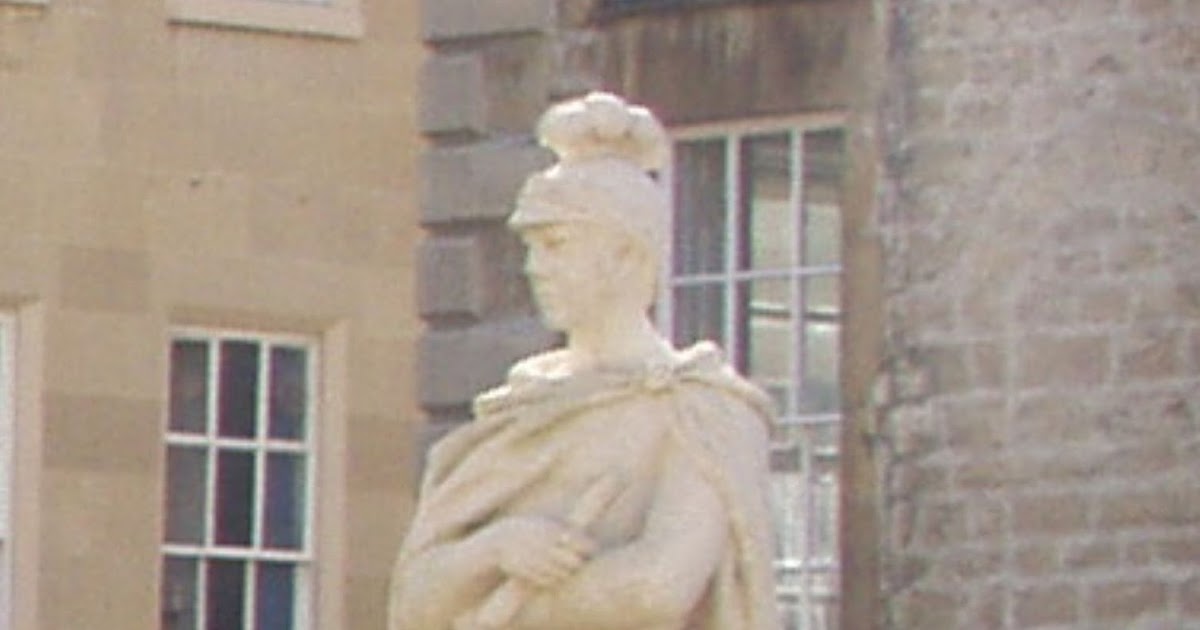 Beyond the Baths A Few Great Men Statues on the Terrace