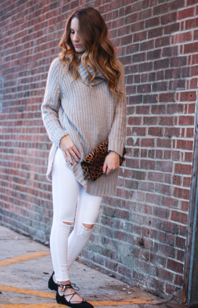 Turtlenecks + Winter White Twenties Girl Style