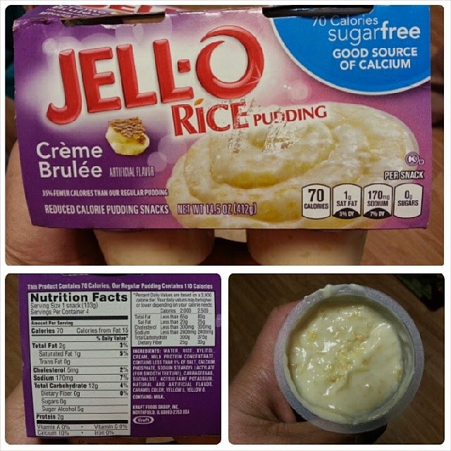 Shannon's Lightening the Load JellO Rice Pudding Crème Brulee
