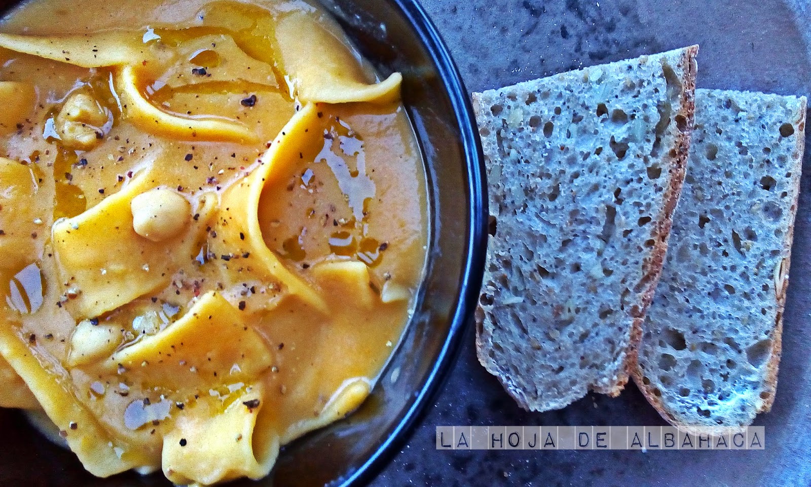 Pasta con garbanzos toscana Pasta e ceci alla toscana / La Hoja de