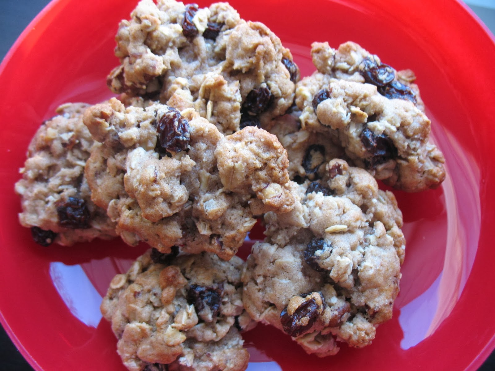 The Messy Apron Rum Raisin Oatmeal Cookies