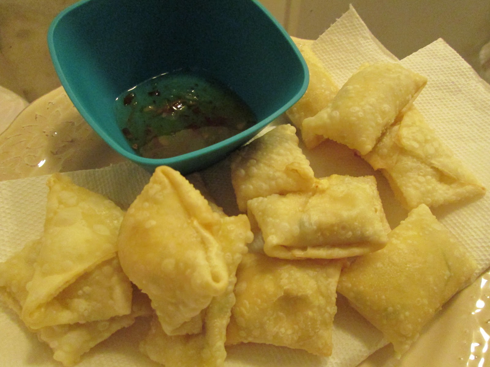 Raspberry Lemon Drop Cream Cheese Wontons (Pick Up Stix Copycat)