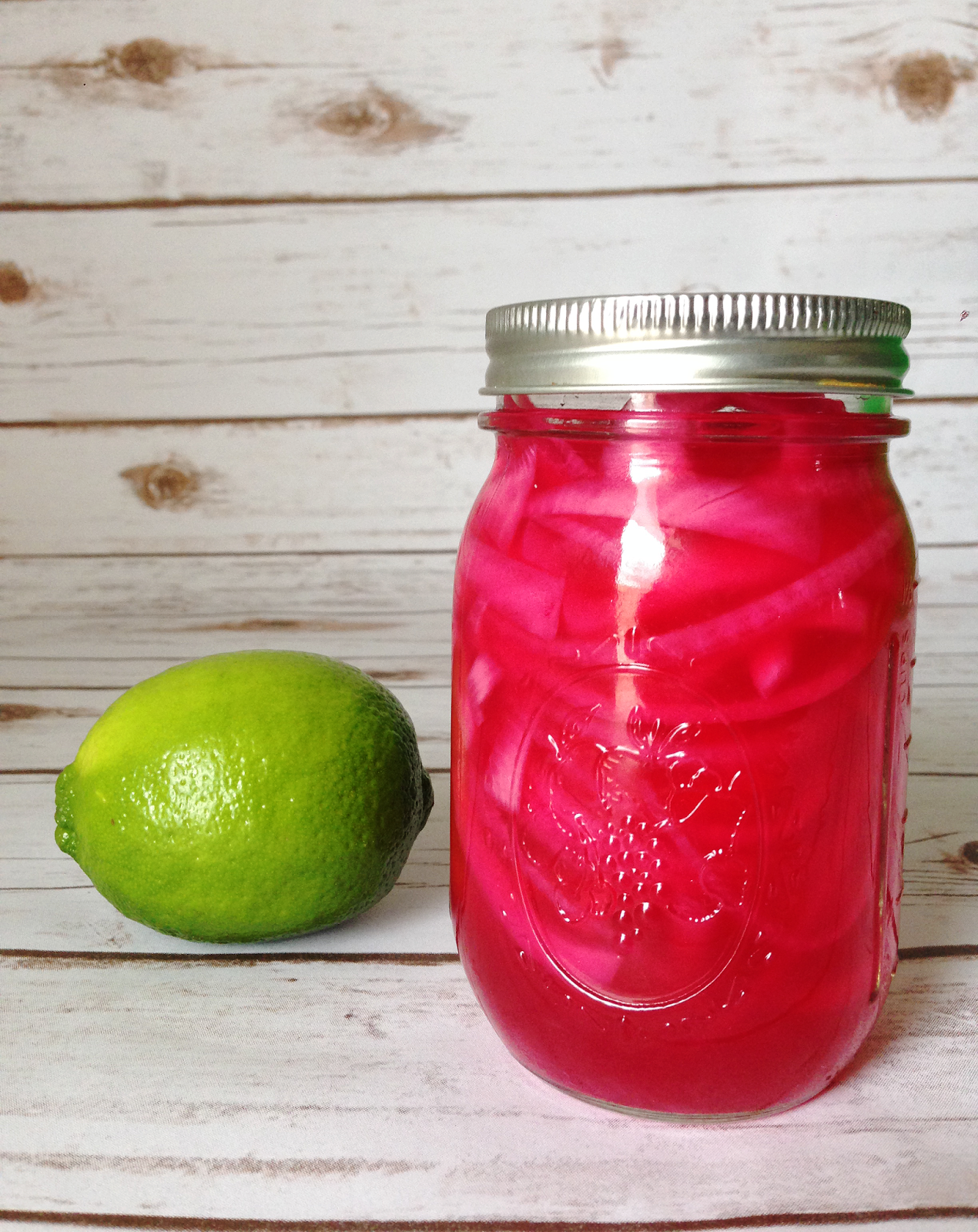Pickled Red Onions Recipe -- perfect for hamburgers, hot dogs, tacos and more!
