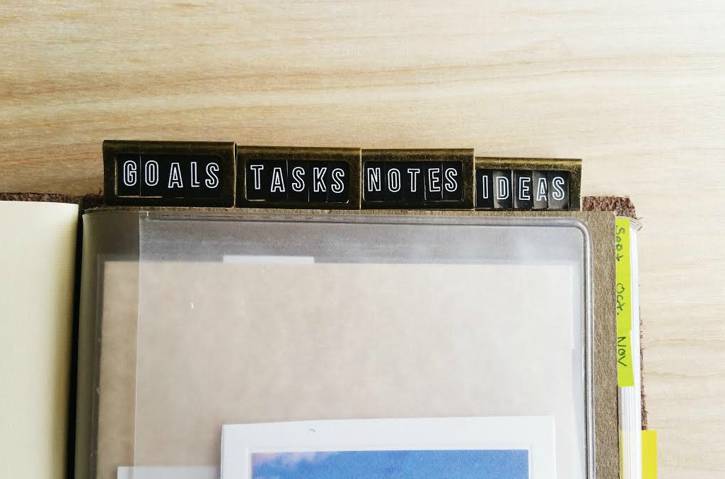 DIY Traveler's Notebook Index Tabs / Seaweed Kisses