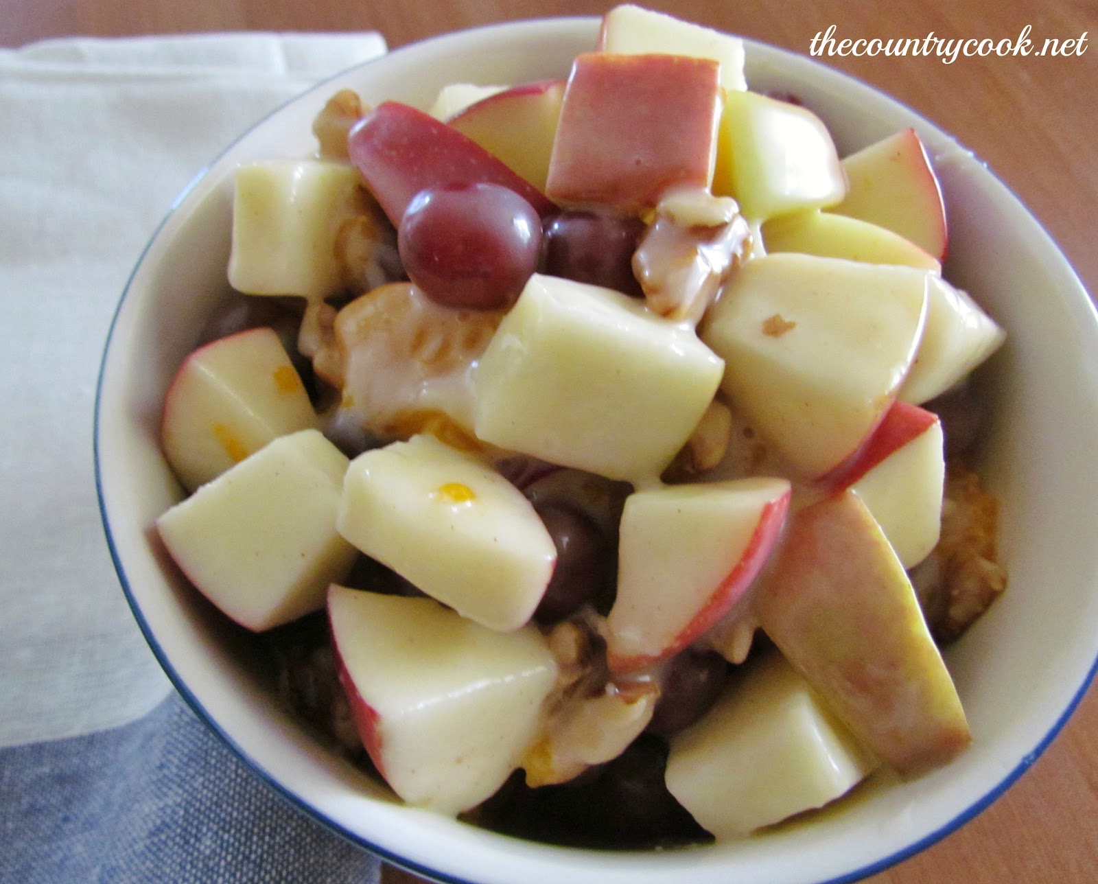 Apple Fruit Salad The Country Cook