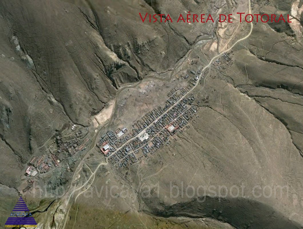 Vista satelital de Totoral
