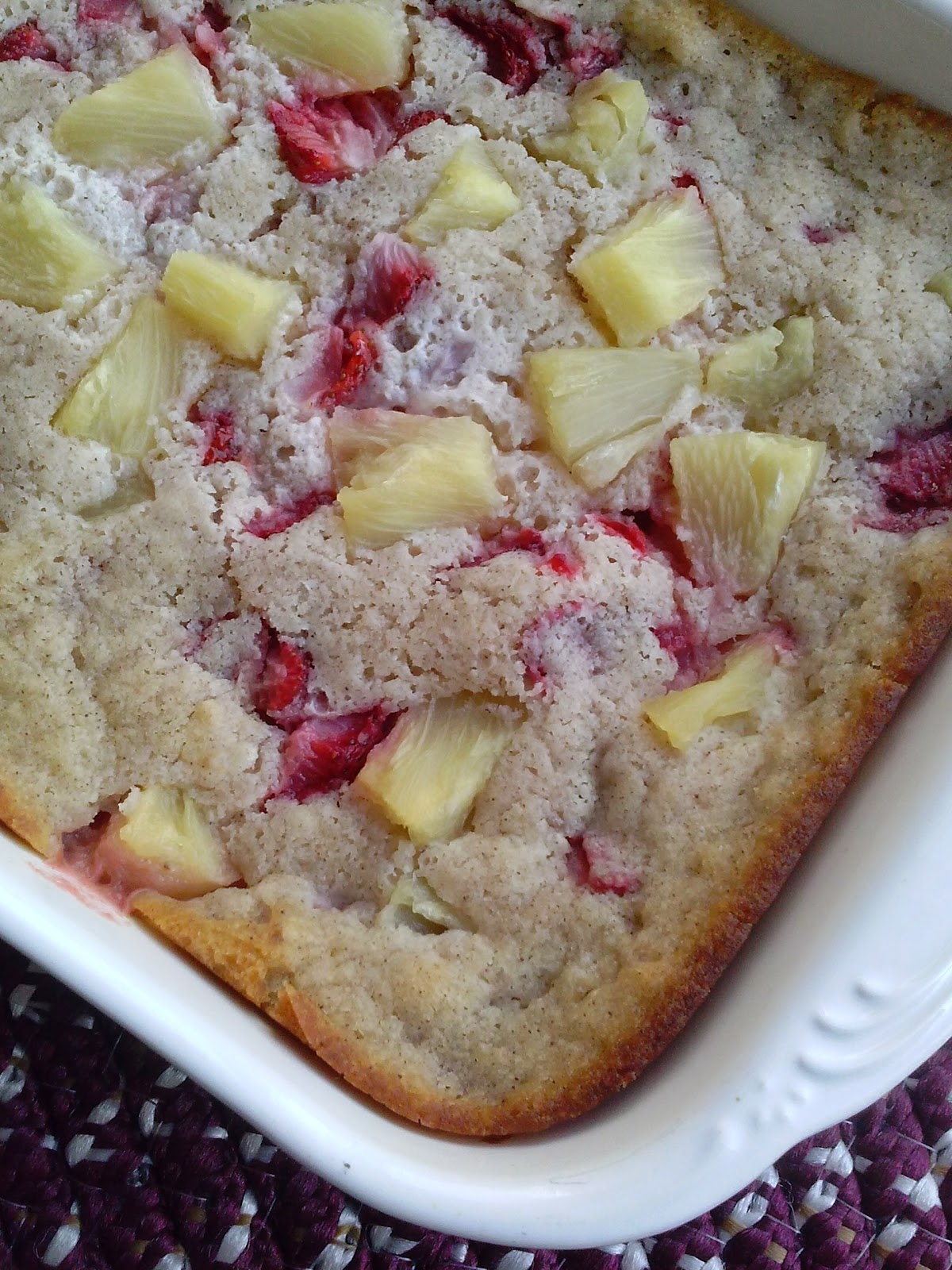 Danielle's Sweets Strawberry pineapple cobbler ♥