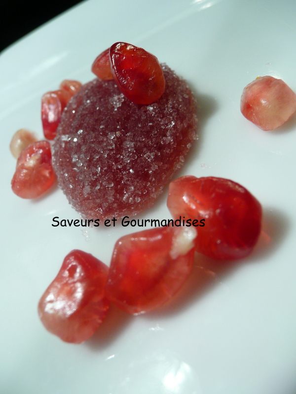 Saveurs et Gourmandises Pâte de grenade.