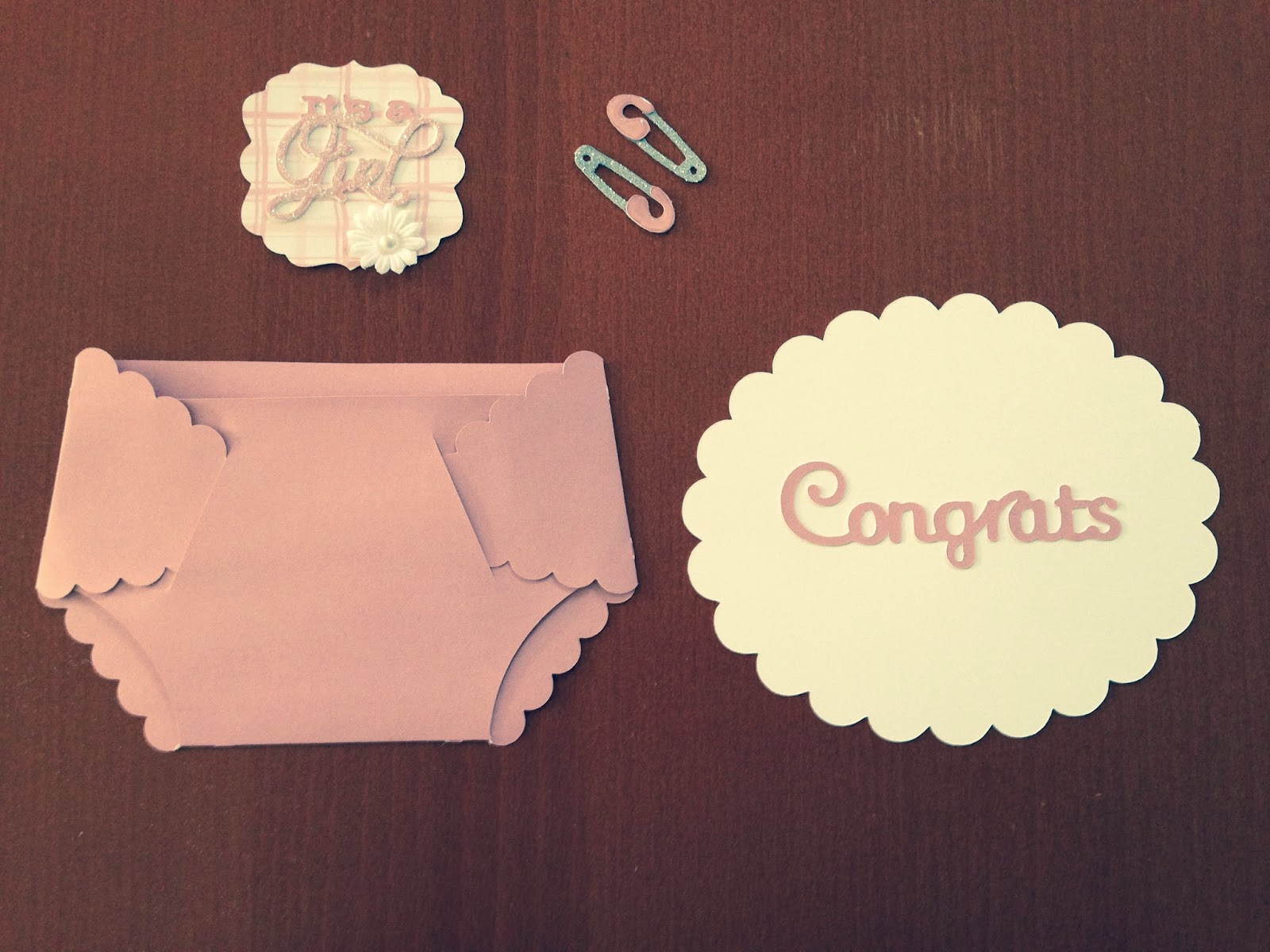 Nancy's Scrappin' and Stamps CTMH Cricut Artiste Diaper Card