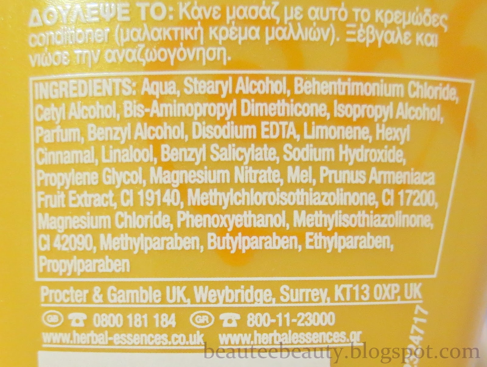 Beautee Beauty Malaysian Beauty Blog Review Herbal Essences Bee