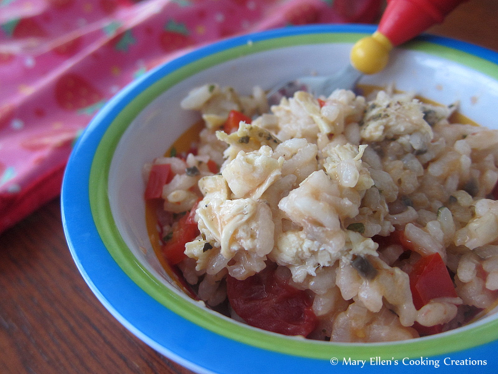 Mary Ellen's Cooking Creations Toddler Friendly Risotto