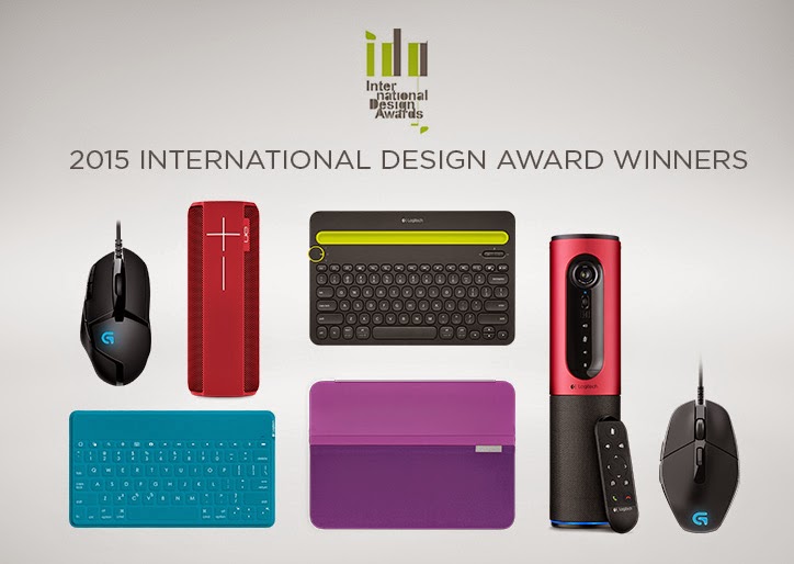 Seven Logitech Products Recognized with International Design Awards