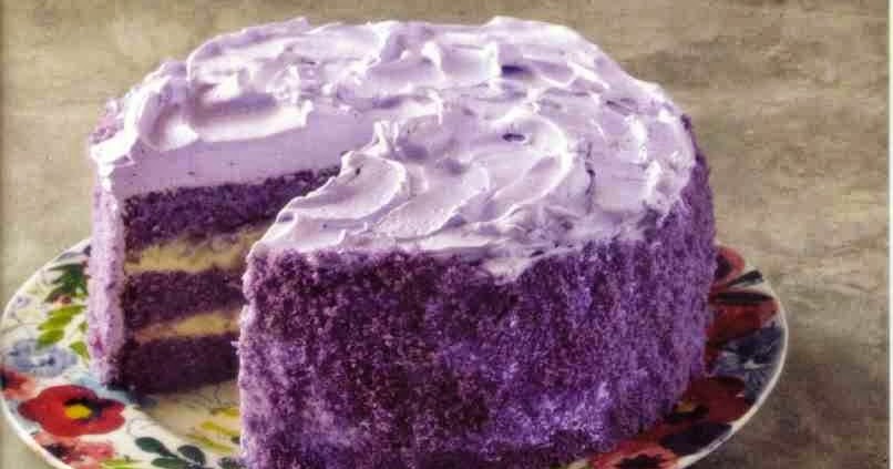 Resep bolu cake Ubi Ungu panggang Resep bolu cake Ubi Ungu panggang