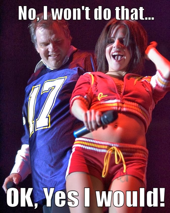 Slap The Penguin We discover what Meat Loaf WON'T do for love