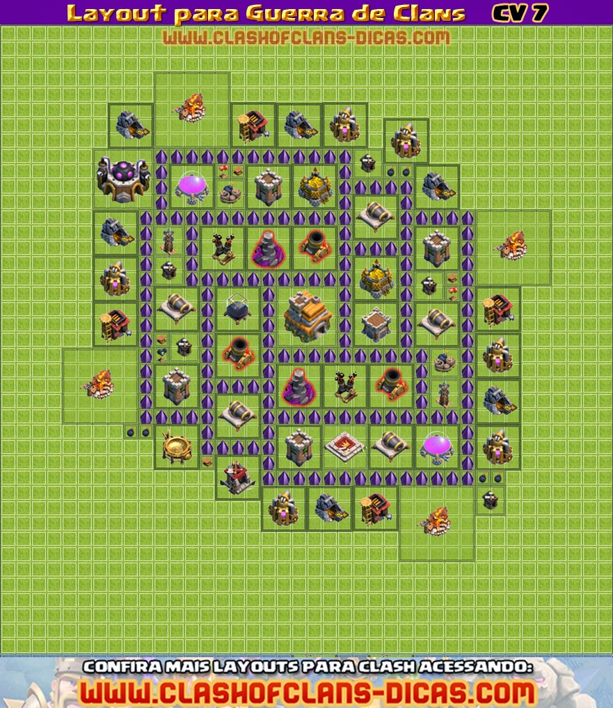 Layout Para Guerra Cv 7 | layouts de cv 7 para guerra de clans clash of clans Layout Para Guerra Cv 7 | layouts de cv 7 para guerra de clans clash of clans
