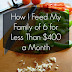 How I Feed My Family of 6 For Less Than $400 a Month