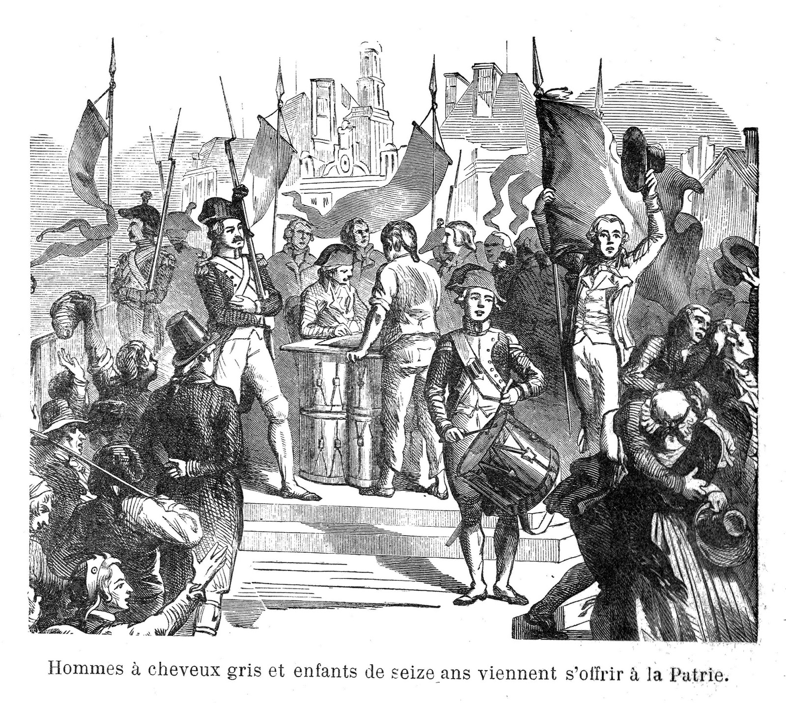 La Révolution Française par l'image La Patrie en Danger, le 11 Juillet