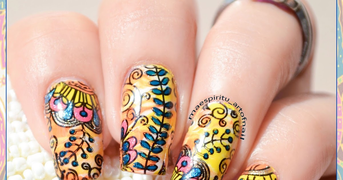 Hands On Hair and Nail Design Paisley - wide 7