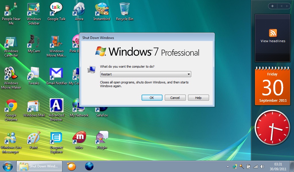 Windows Vista Sidebar For Xp