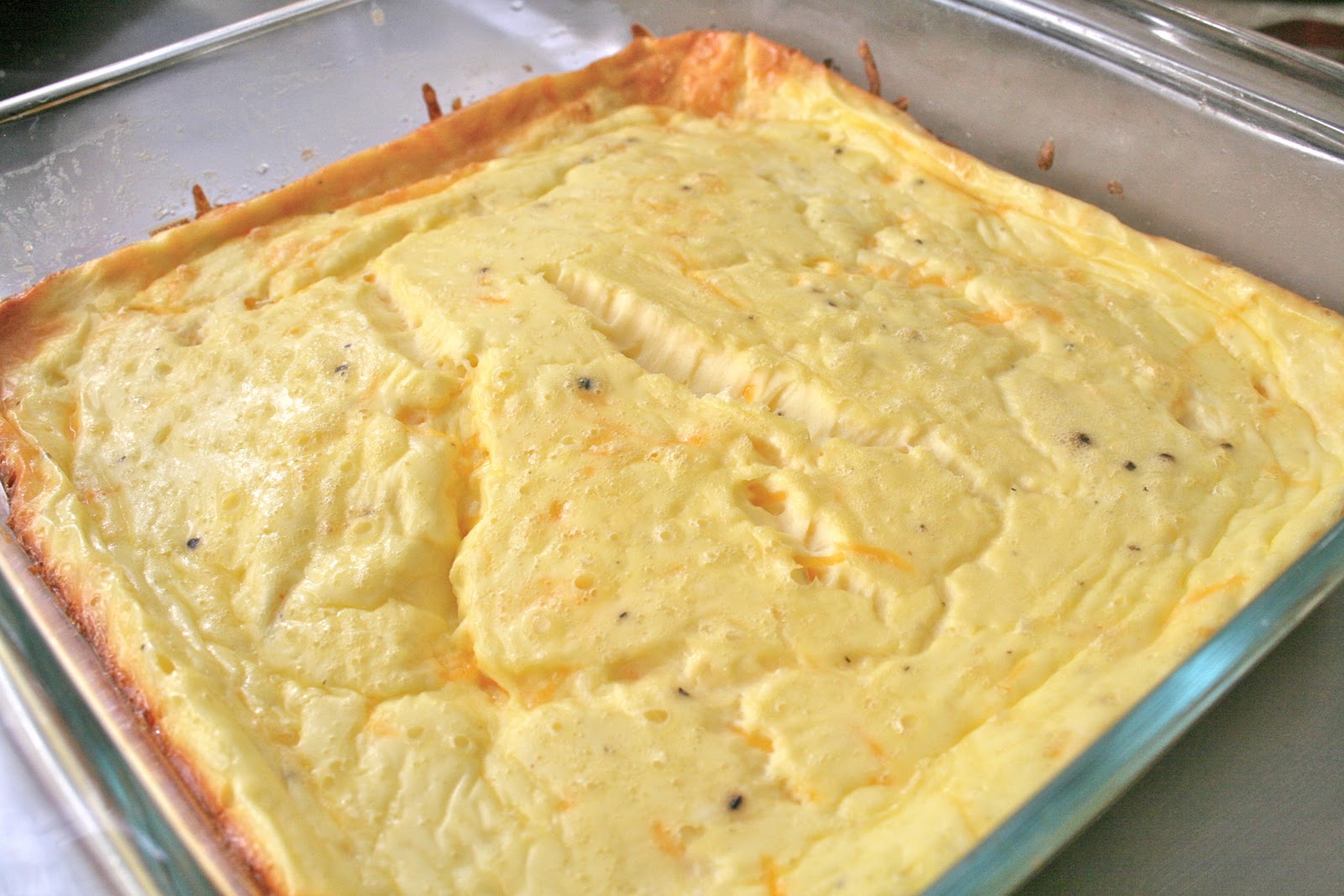 Bake a holic Green Chili and Egg Bake