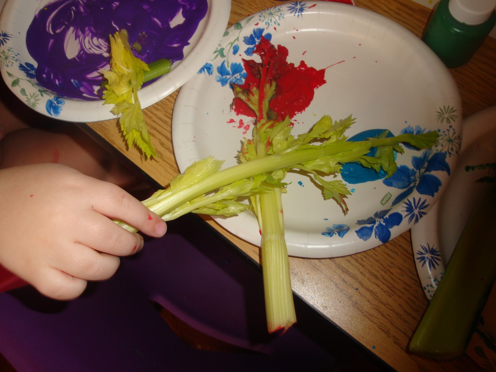 Krazy Kuehner Days Painting with celery