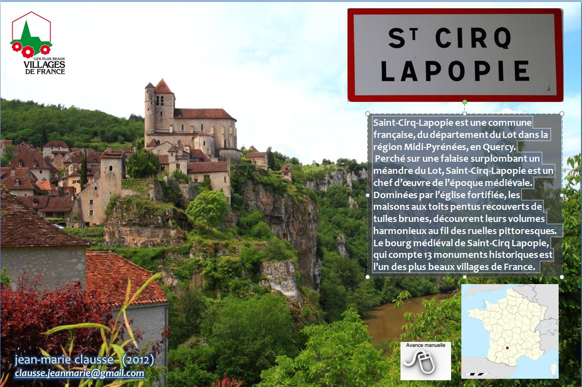 Parcourir la France. SAINT CIRQLAPOPIE. (Lot 46)