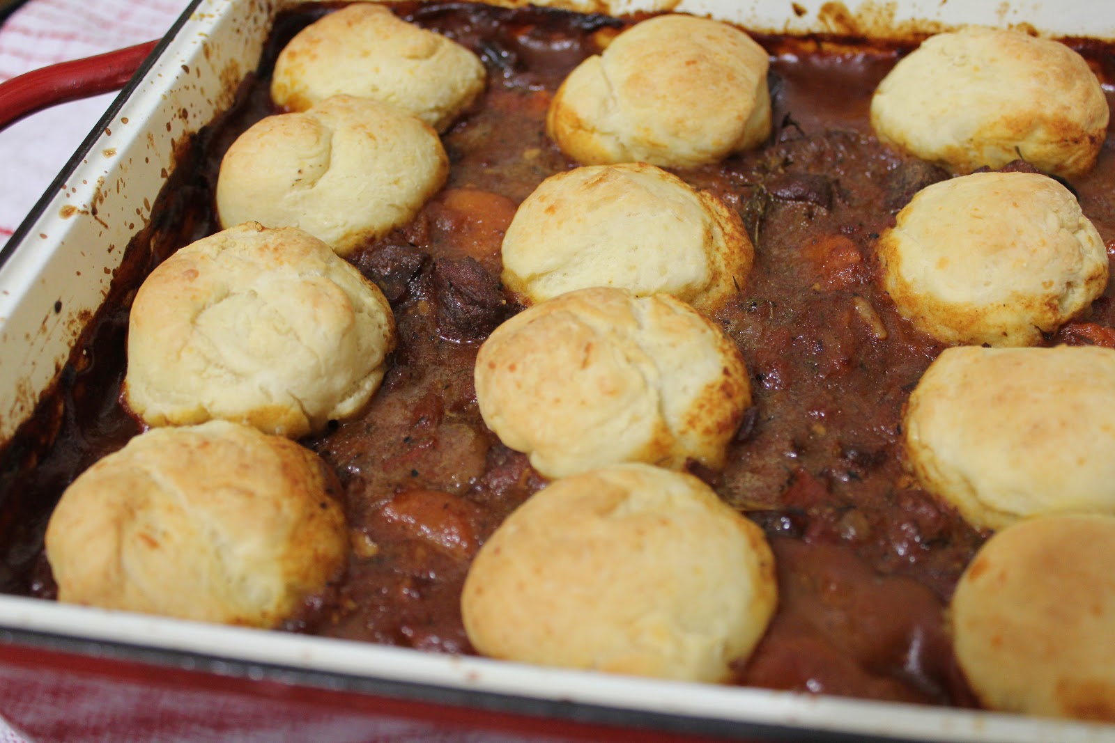 Beef and Bacon Casserole with Cheese Dumplings A Dash Of Flavour