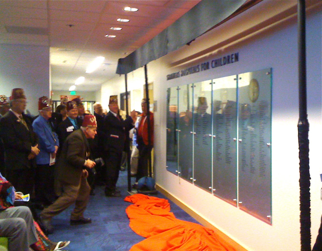 Anderson Krygier Out & About Philanthropy Wall unveiling, Shriners