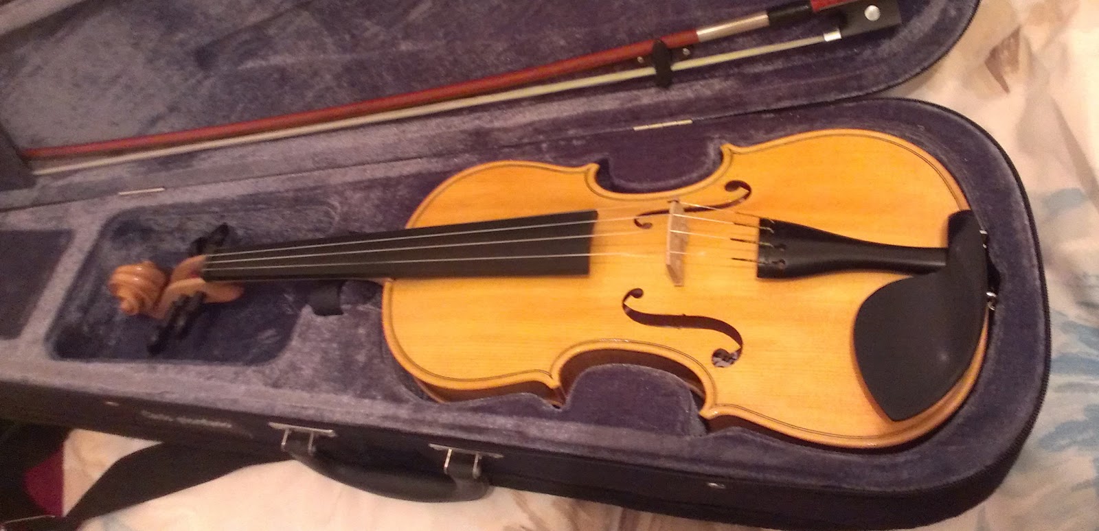 My Home Made Violin Sound post and set up