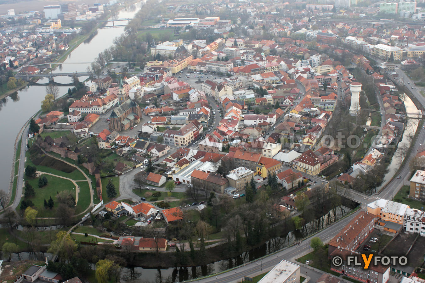 FLyFOTO letecká fotografie a video Město Nymburk
