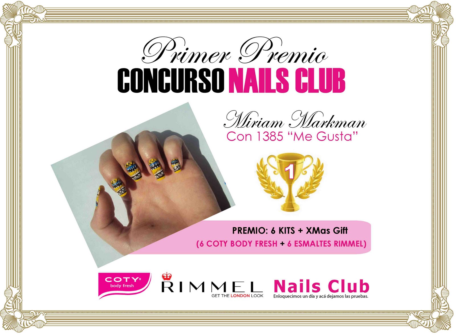 Nails Club • Y las ganadoras del Concurso Nails Club son...