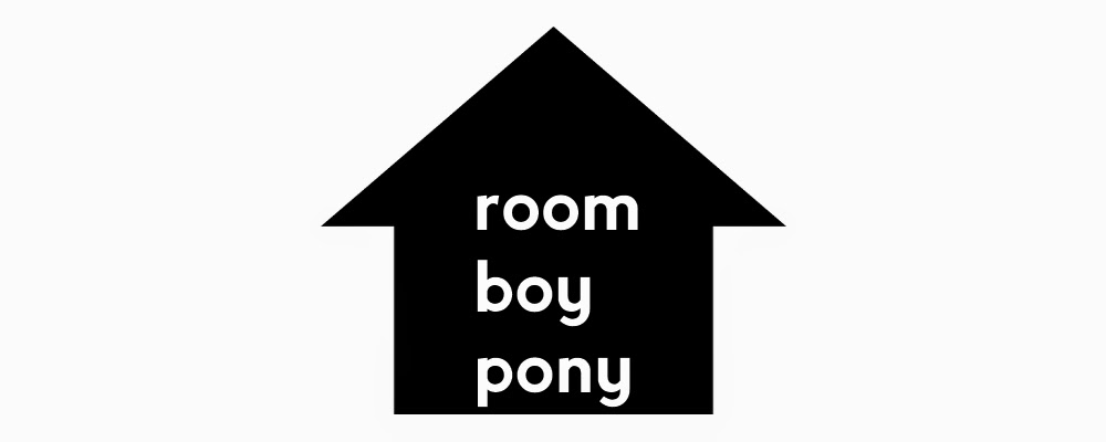 room boy pony